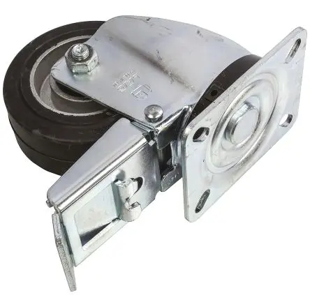 Produktfoto 1 von LAG Gebremst, schwenkbar Rolle, Rad ø 100 mm, 150 kg, Ges H. 137 mm, Rad B. 40 mm