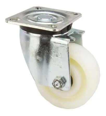 Produktfoto 1 von LAG Drehbar Rolle, Rad ø 100 mm, 450 kg, Ges H. 138 mm, Rad B. 37 mm