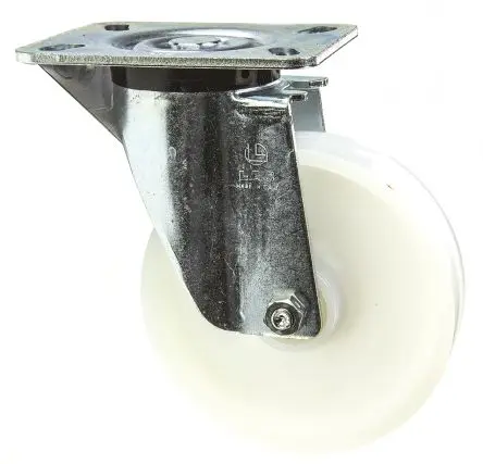 Produktfoto 1 von LAG Drehbar Rolle, Rad ø 150 mm, 400 kg, Ges H. 196 mm, Rad B. 40 mm