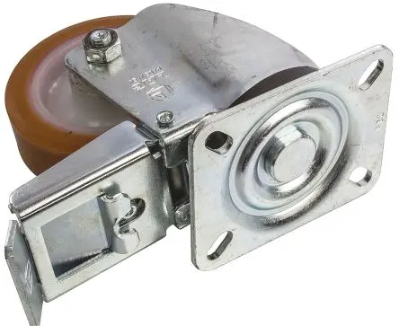 Produktfoto 1 von LAG Gebremst, schwenkbar Rolle, Rad ø 100 mm, 200 kg, Ges H. 138 mm, Rad B. 30 mm