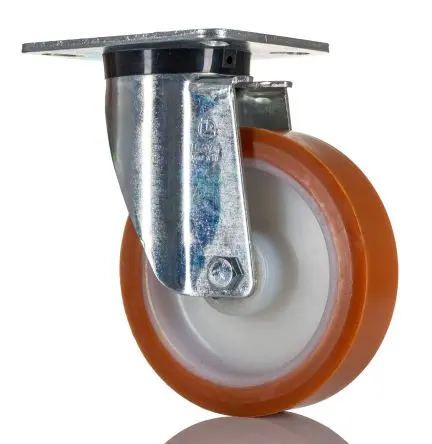 Produktfoto 1 von LAG Drehbar Rolle, Rad ø 150 mm, 400 kg, Ges H. 195 mm, Rad B. 40 mm