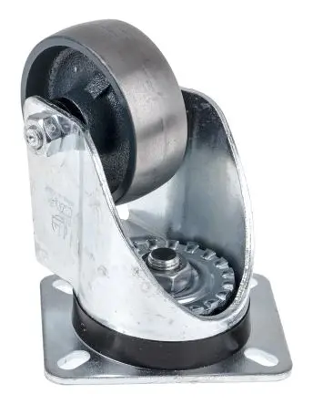 Produktfoto 1 von LAG Drehbar Rolle, Rad ø 80 mm, 250 kg, Ges H. 128 mm, Rad B. 30 mm