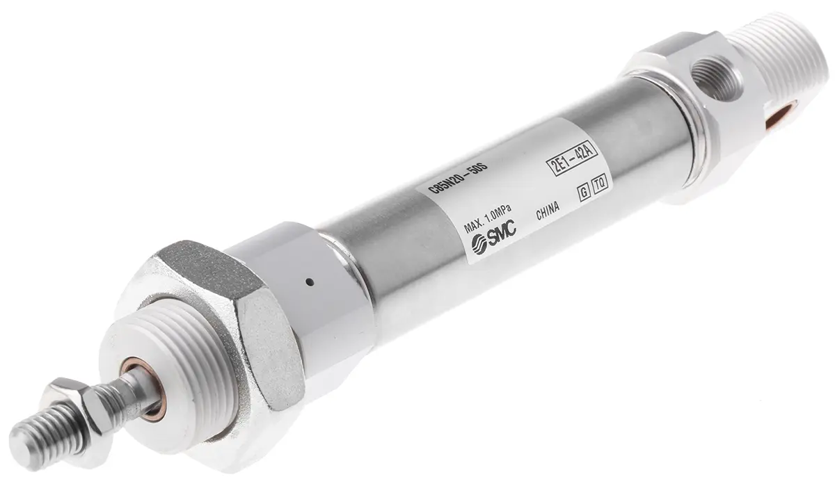 Produktfoto 1 von SMC 50 mm C85N Pneumatikzylinder Einfachwirkend