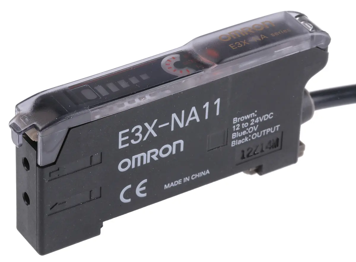 Produktfoto 1 von Omron Kunststoff NPN LWL-Sensor Vorverdrahtet IP50 200 μs 250 V Rote LED