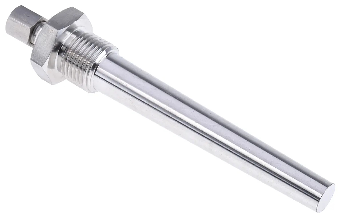 Produktfoto 1 von RS PRO 1/2 BSP Tauchhülse für Temperaturfühler