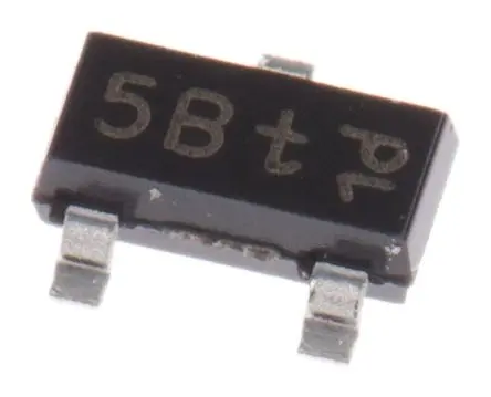 Produktfoto 1 von Nexperia Oberfläche Transistor PnP -45 V / -500 mA, SOT-23 3-Pin