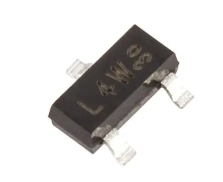 Produktfoto 1 von Nexperia BAT54 Oberfläche Diode Schottky-Diode Einfach, 30 V / 200 mA, 3-Pin SOT-23
