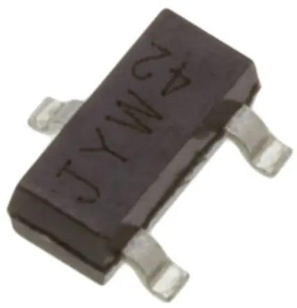 Produktfoto 1 von Nexperia BAV199 Oberfläche Diode Niedriger Leckstrom Serie, 85 V / 160 mA, 3-Pin SOT-23