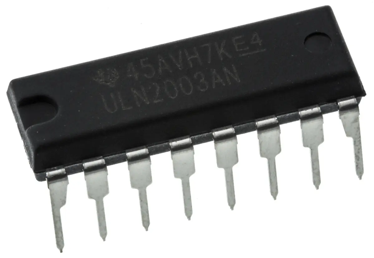 Produktfoto 1 von Texas Instruments Darlington-Transistor-Array 7 50 V 500 mA NPN, PDIP 16-Pin