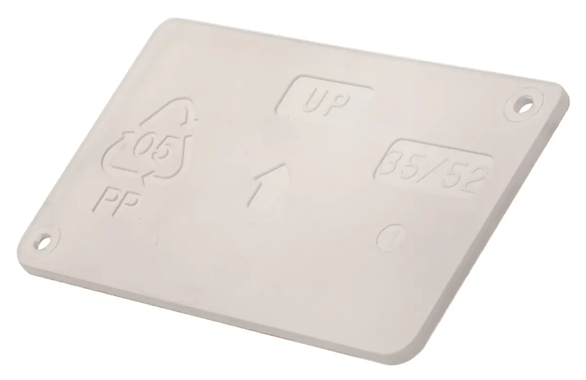 Produktfoto 1 von Raaco Lackierter Stahl Schubladen-Teiler Klar, 32 mm x 52 mm x 2 mm