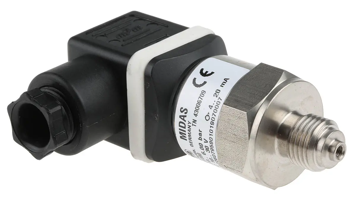 Produktfoto 1 von Jumo G1/4 Relativ Drucksensor 0bar bis 6bar 4 → 20 mA, für Flüssigkeit, Gas