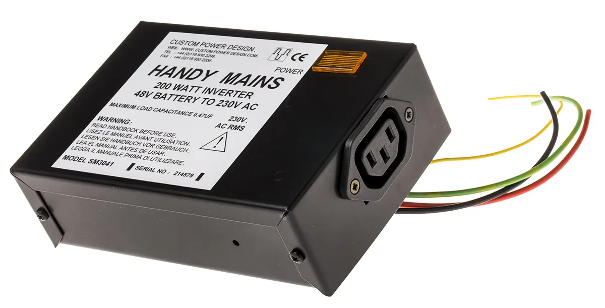 Produktfoto 1 von Custom Power Design Spannungswandler, 48 V dc / 230 V ac 200W