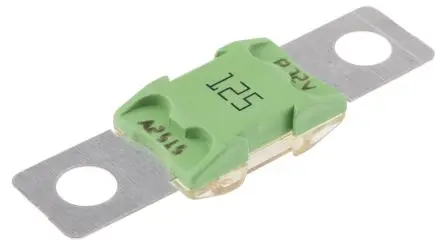 Produktfoto 1 von Littelfuse Kfz Sicherung, Grün, 125A, 32V dc