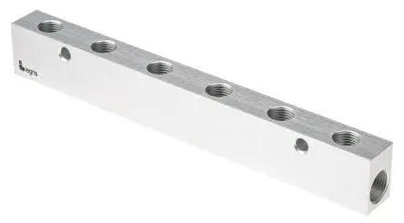 Produktfoto 1 von Legris Verteiler 3311, 1 x, 6 x, Aluminiumeloxal, No G
