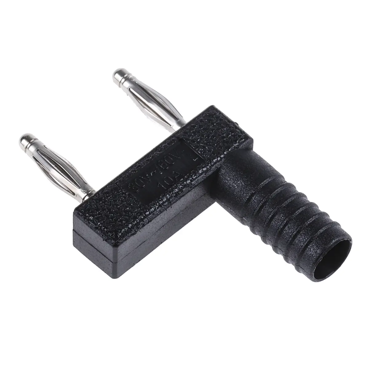Produktfoto 1 von Staubli 2 mm Stecker Schwarz Bananenstecker, Kontakt versilbert, 60 V dc 10A Steckbar