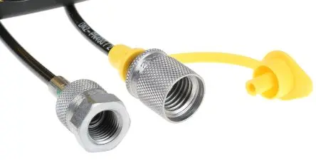 Produktfoto 1 von Stauff Anschluss für Hydraulikmesspunkte Mit Gewinde, L.=1 m Mit Gewinde, Außen-Ø 5 mm