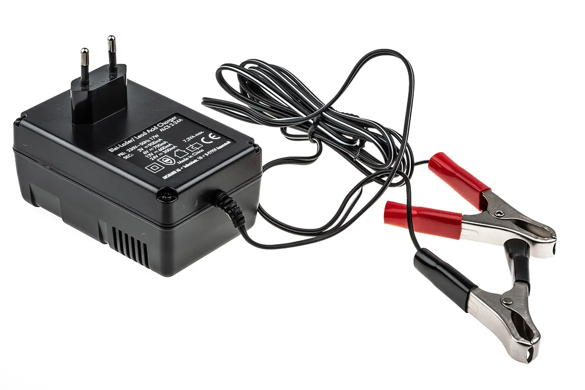 Produktfoto 1 von Ansmann ALCS 2-24A ALCS 2-24 A Akkuladegerät Bleiakku/900 mA 12 V, 24 V, 6 V Bleiakku