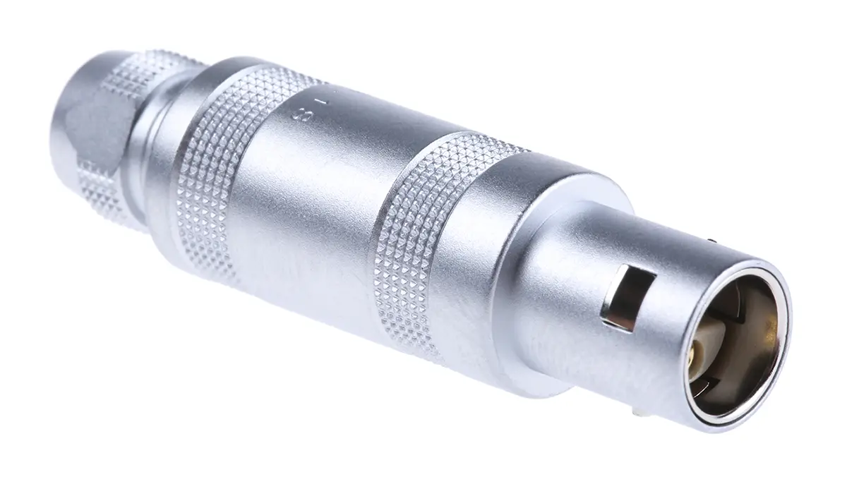 Produktfoto 1 von LEMO 1S 1 12 mm Rundsteckverbinder Stecker 2-polig Stecker 15A Kabel IP50