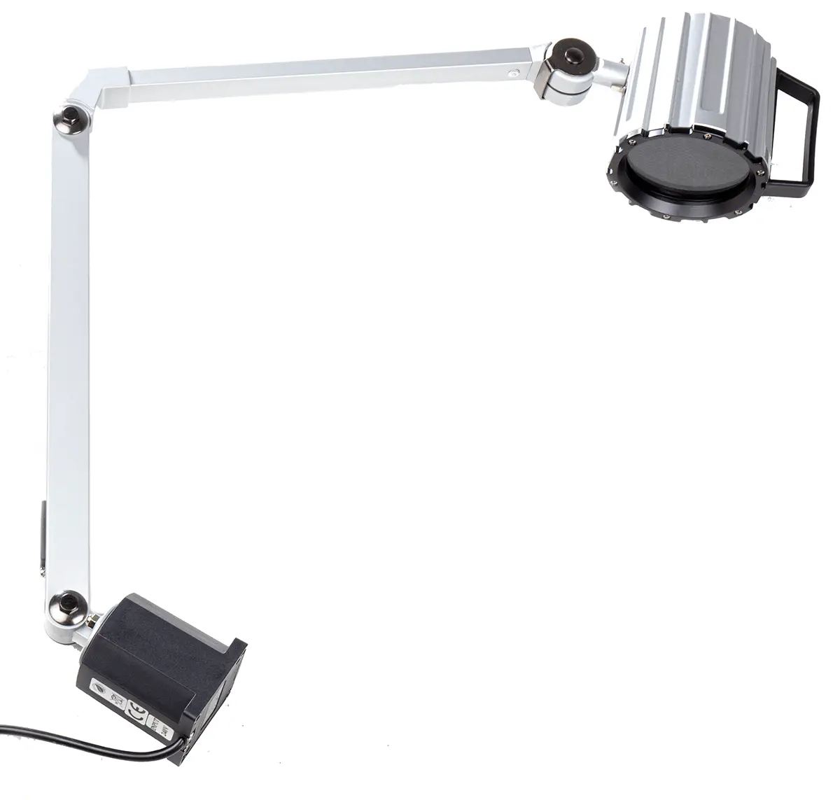 Produktfoto 1 von RS PRO Halogen Maschinenleuchte Schwenkarm 1520 lm / 55 W, 830mm 240 V ac Schwenkbare