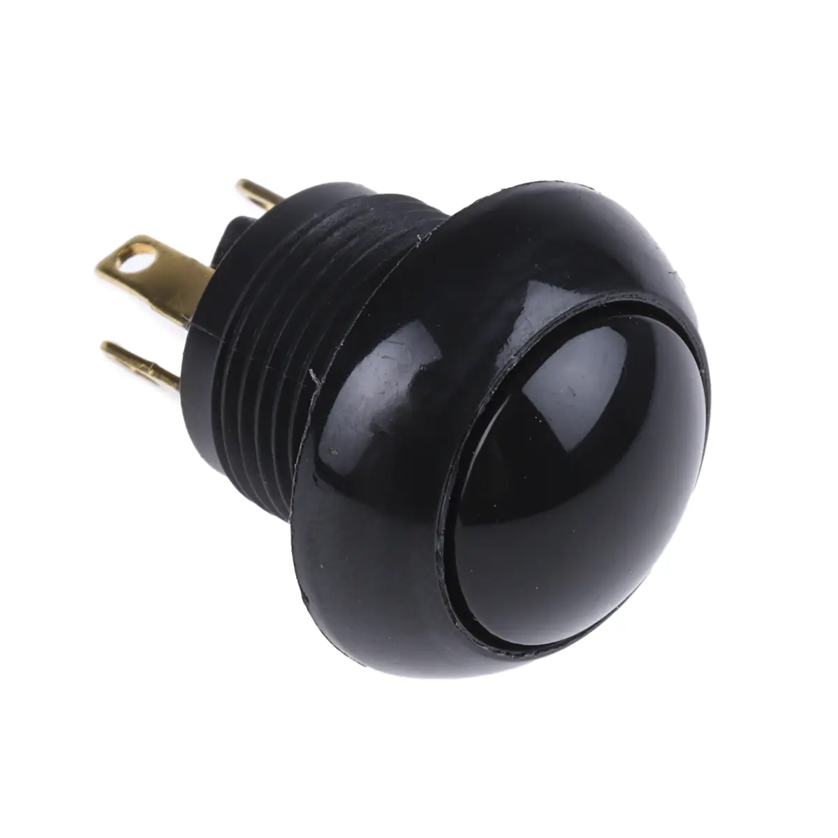Produktfoto 1 von Otto P9 Druckschalter Schwarz Tastend Panel Ø 0.505 x 0.460 in, 2-poliger Umschalter / 5 A 28 V dc 115 V ac, IP68