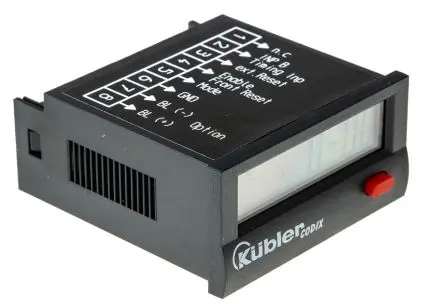 Produktfoto 1 von Kübler CODIX 134 Zeitgeber Addier Zähler LCD 8-stellig 0.7V dc