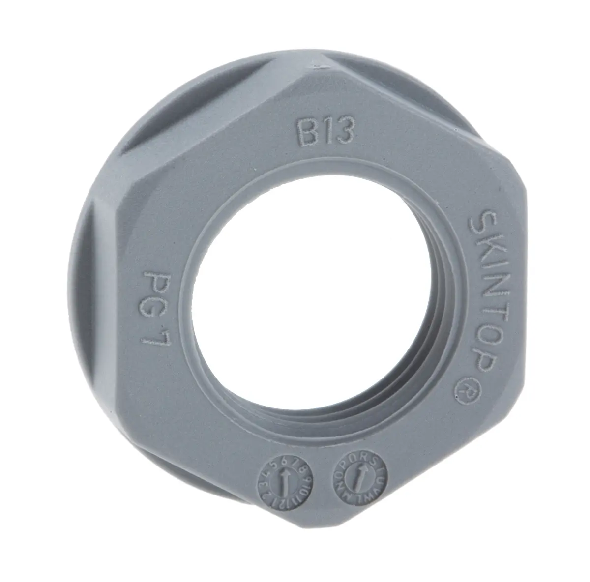 Produktfoto 1 von Lapp Kabelverschraubung Mutter PG7 Glasfaserverstärktes Polyamid Grau IP68 -20 °C / 100 °Cmax.