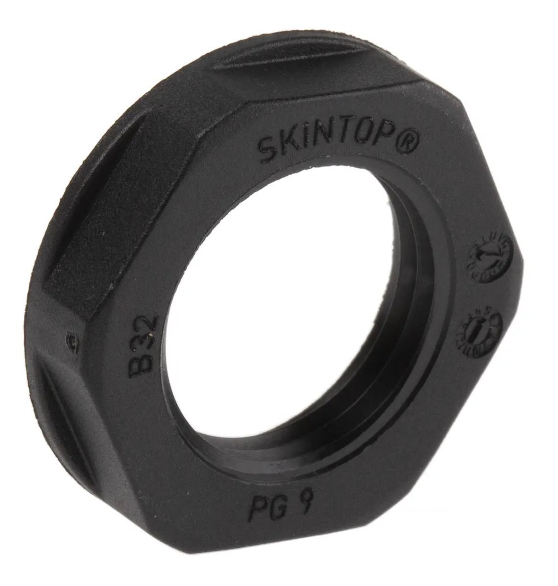 Lapp Kabelverschraubung Mutter PG9 Glasfaserverstärktes Polyamid Schwarz IP68 -20 °C / 100 °Cmax.