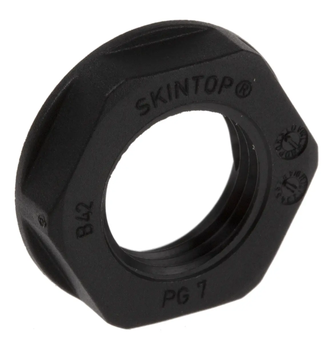 Lapp Kabelverschraubung Mutter PG7 Glasfaserverstärktes Polyamid Schwarz IP68 -20 °C / 100 °Cmax.