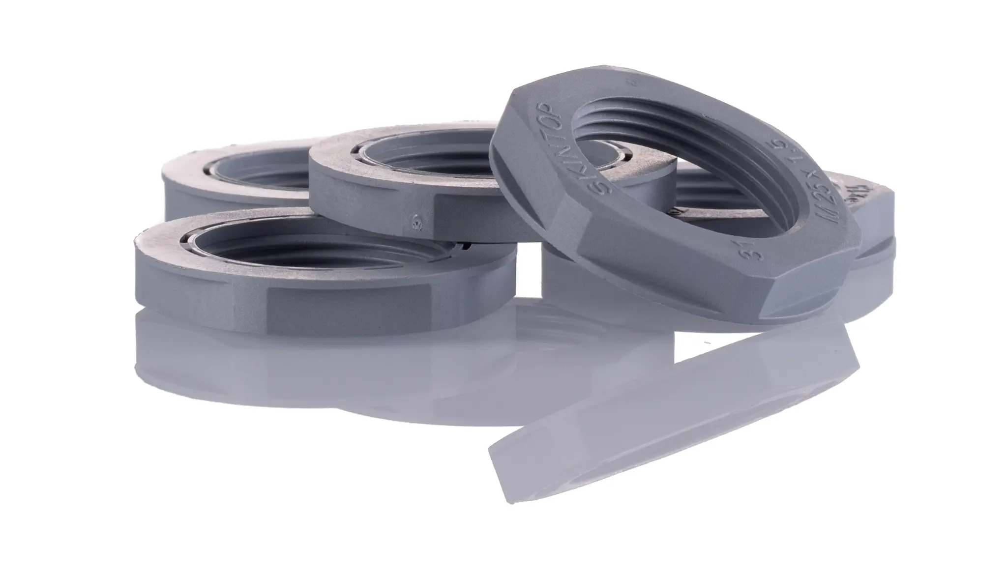 Produktfoto 1 von Lapp Kabelverschraubung Mutter M25 Glasfaserverstärktes Polyamid Grau IP68 -20 °C / 100 °Cmax.