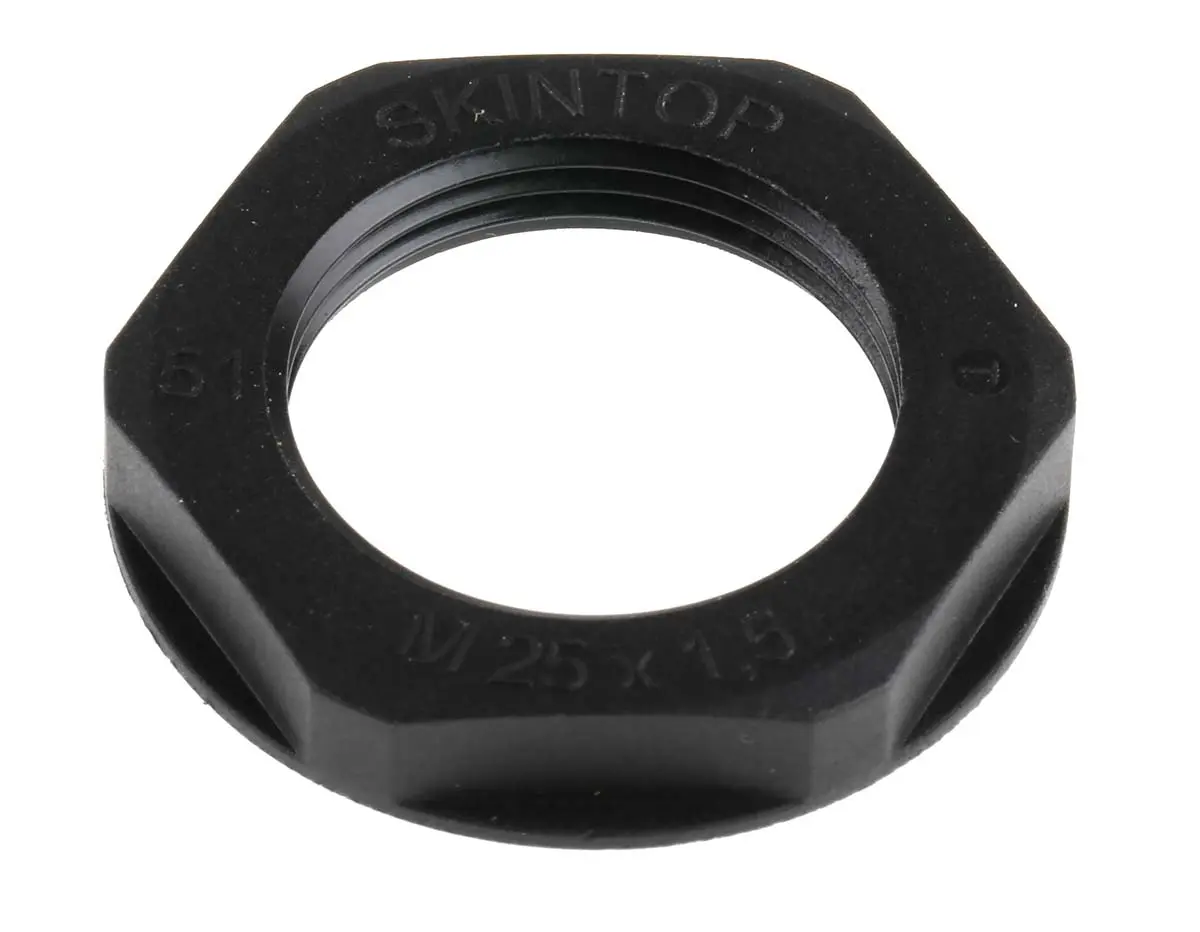 Lapp Kabelverschraubung Mutter M25 Glasfaserverstärktes Polyamid Schwarz IP68 -20 °C / 100 °Cmax.