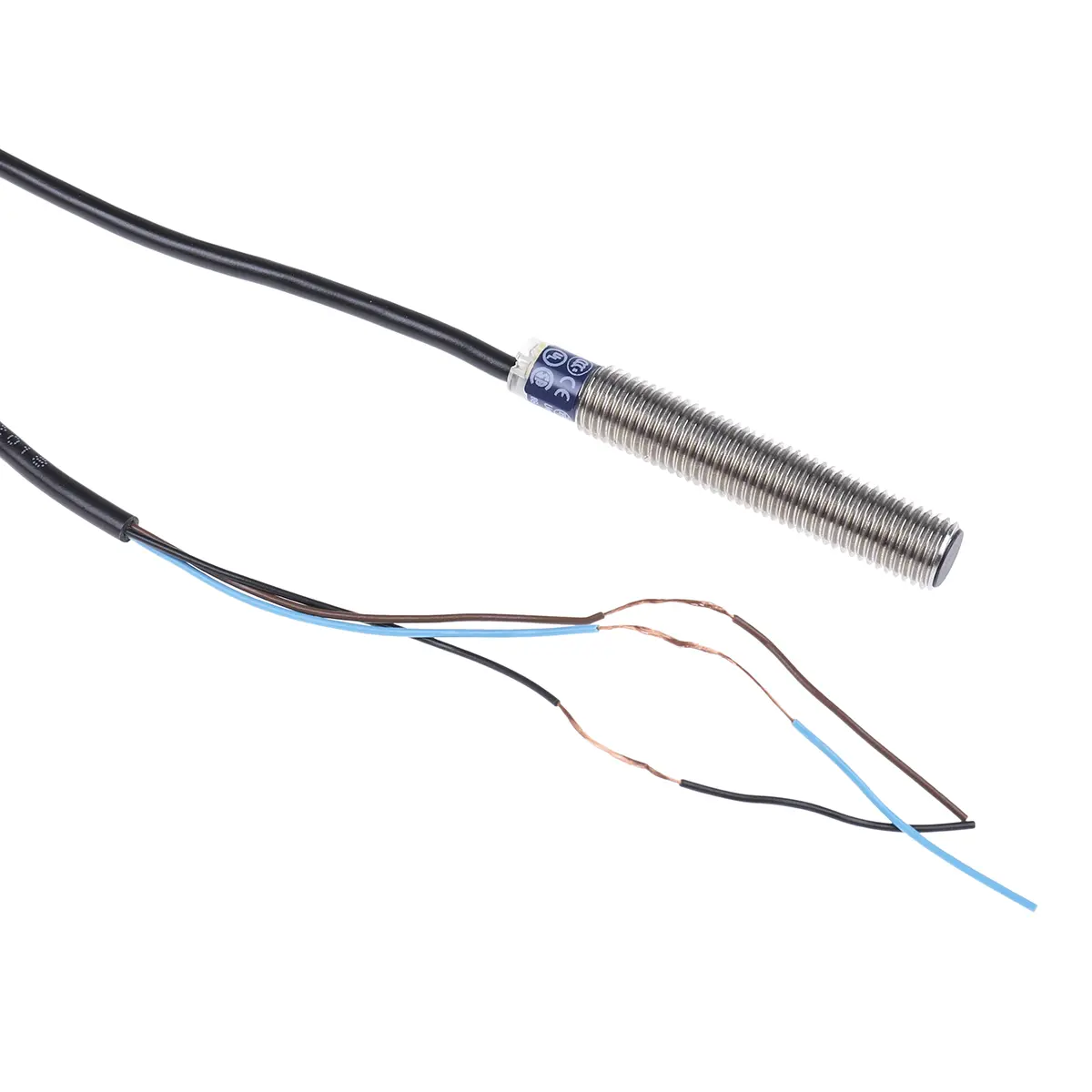 Produktfoto 1 von Telemecanique Sensors XS M8 Näherungssensor Induktiv, Gewinderohr 2,5 mm PNP 12 → 48 V dc / 200 mA NO, IP67