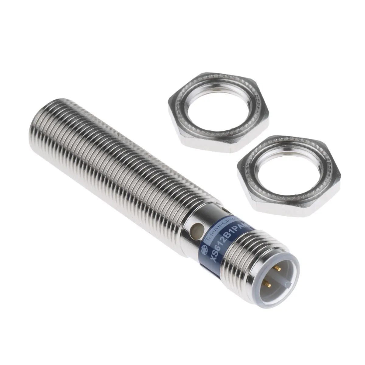 Produktfoto 1 von Telemecanique Sensors OsiSense XS M12 Näherungssensor Induktiv, Gewinderohr 4 mm PNP 12 → 48 V dc / 200 mA NO,