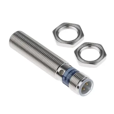 Produktfoto 1 von Telemecanique Sensors XS M12 Induktiver Näherungssensor, Gewinderohr PnP / 200mA 4 mm, IP67, IP69K 58 V dc