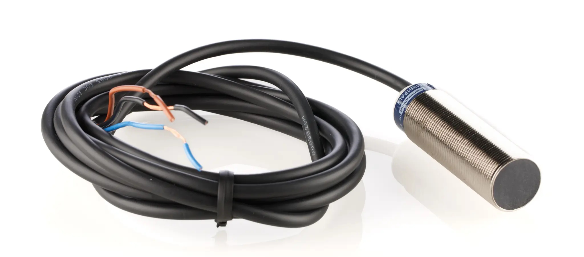 Produktfoto 1 von Telemecanique Sensors OsiSense XS M18 Näherungssensor Induktiv, Gewinderohr 8 mm PNP 12 → 48 V dc / 200 mA NO,