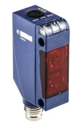 Produktfoto 1 von Telemecanique Sensors XUM Kubisch Optischer Sensor, Durchgangsstrahl, PnP Ausgang, 4-polig M8