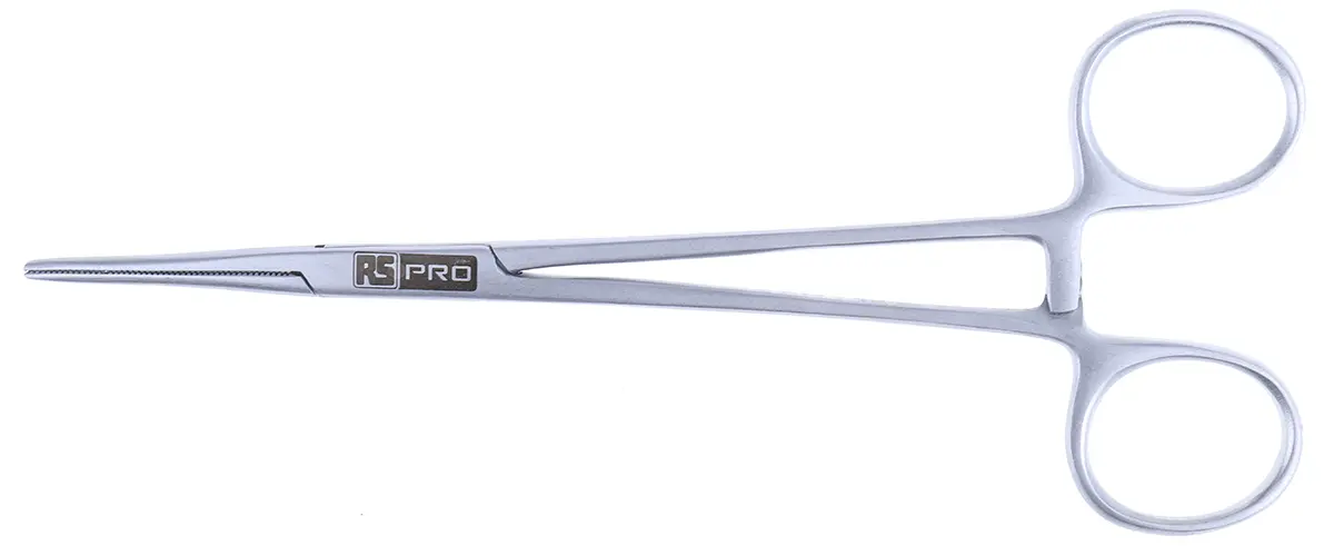Produktfoto 1 von RS PRO Schere Edelstahl 160 mm Klemme Edelstahl-Griff