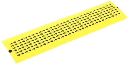Produktfoto 1 von RS PRO, Klebend Schwarz Vorbedrucktes, selbstklebendes Etikett: Inspektionspfeile, 6.4mm x 7.6 mm, 1800 pro Paket Stück