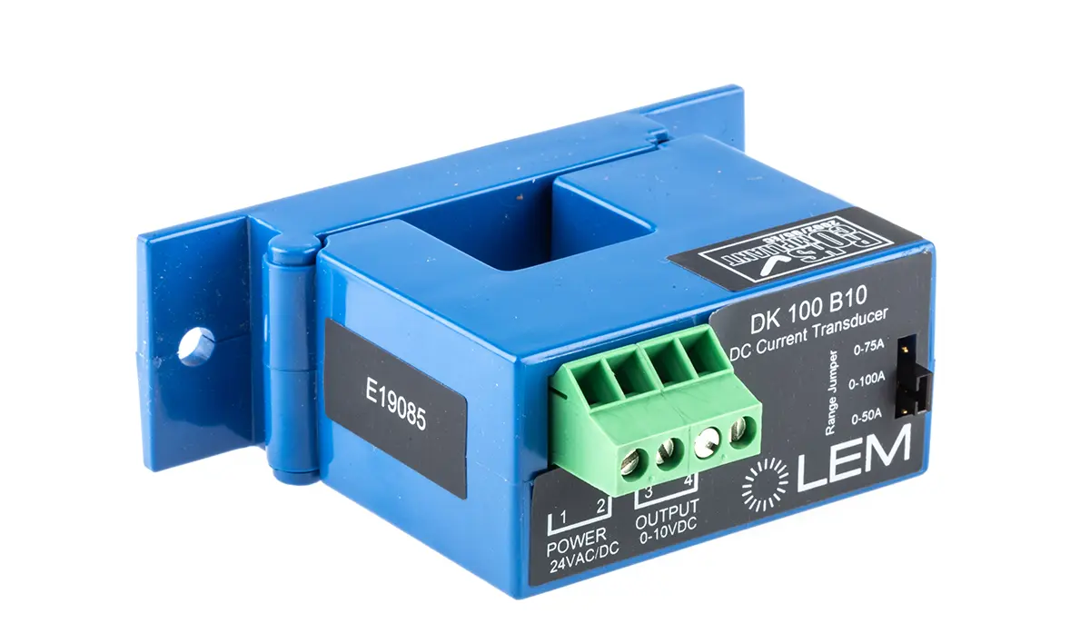 Produktfoto 1 von LEM DK-B10 Stromwandler 100 A, Panel, 20V dc, 50 V dc, 21.7 mm