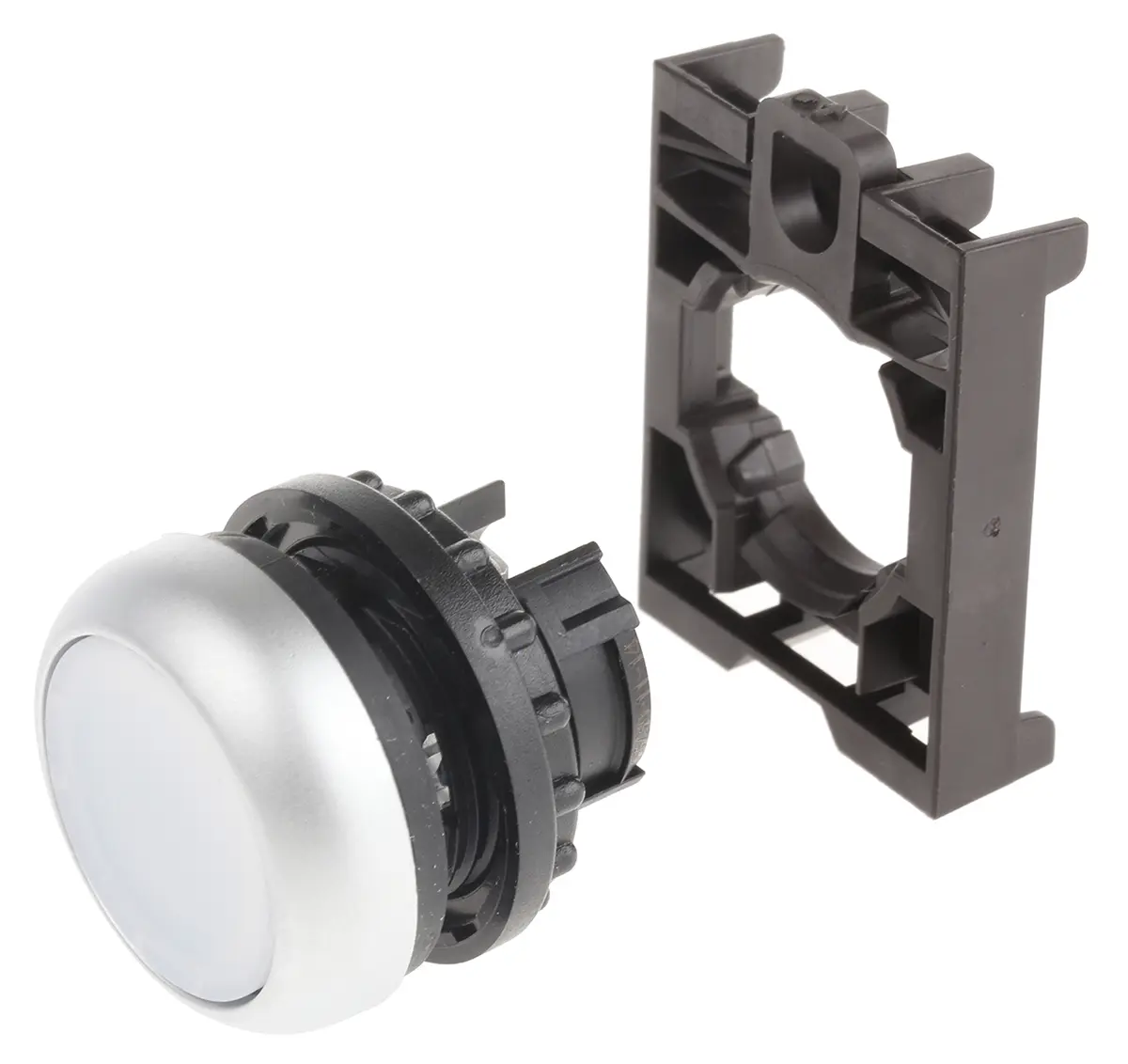 Produktfoto 1 von Eaton RMQ Titan M22 Drucktastenkopf Ø 22 mm, Weiß wartungsfrei Rund Rund Kunststoff, IP69
