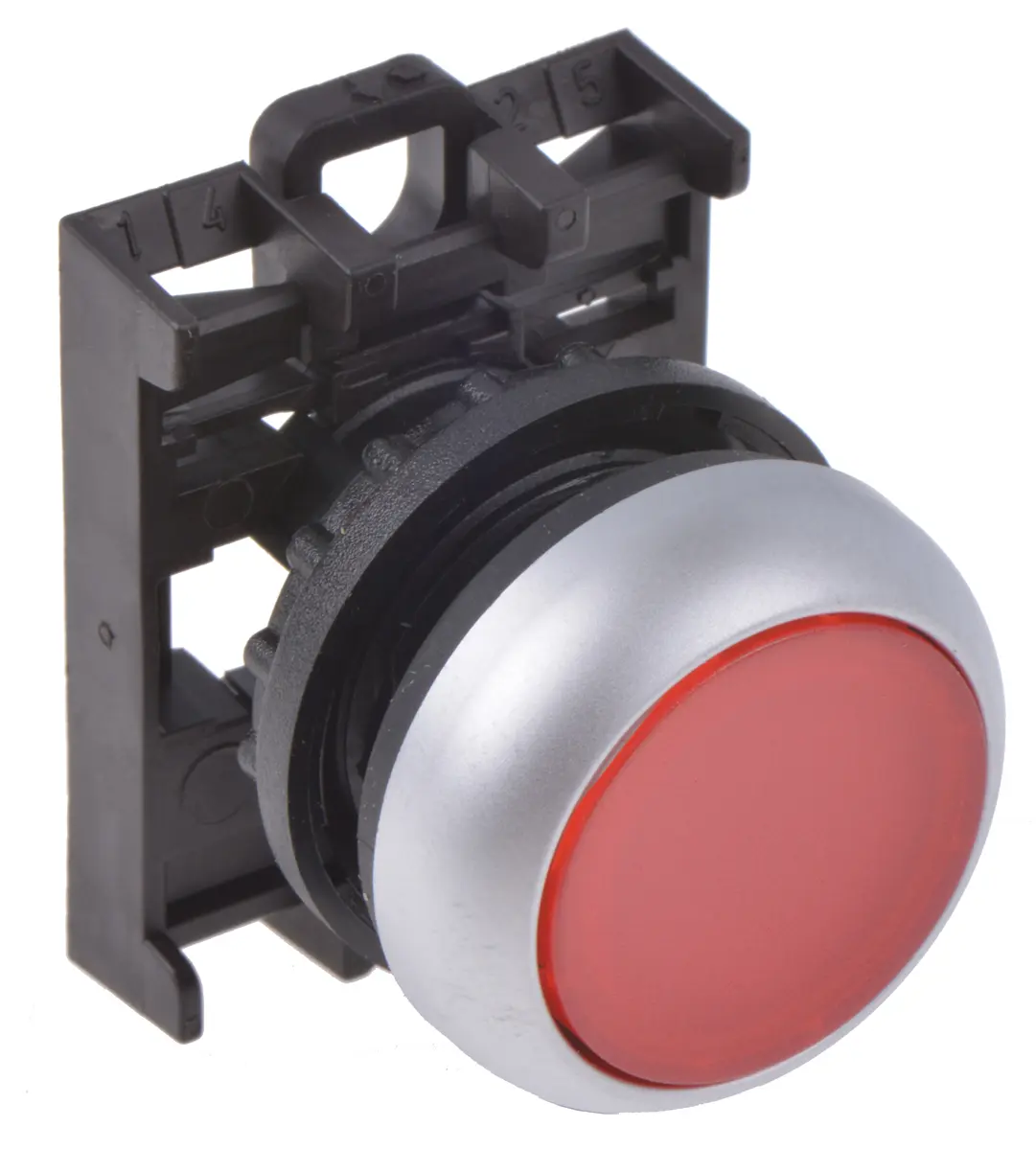 Produktfoto 1 von Eaton RMQ Titan M22 Drucktastenkopf Ø 22 mm, Rot wartungsfrei Rund Rund Kunststoff, IP69
