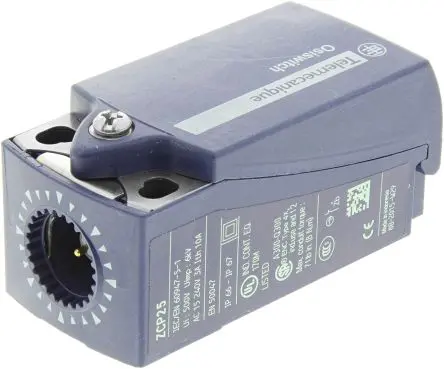 Produktfoto 1 von Telemecanique Sensors OsiSense XC Endschaltergehäuse 1 Schließer/1 Öffner, IP66, IP67, Kunststoff 240V ac 1.5A