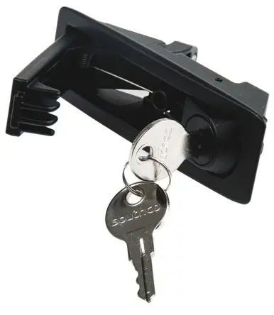 Produktfoto 1 von Southco Stahl Kompressionsverriegelung 109 mm 41mm