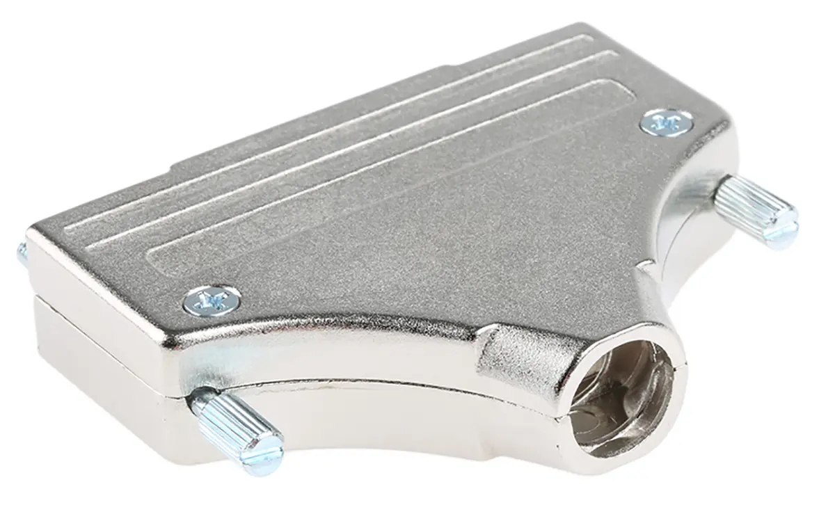 Produktfoto 1 von MH Connectors MHDM D-Sub-Gehäuse Gerade, 37-polig, D: D-Sub-Gehäuse Zugentlastung, Silber, Größe C, aus Zink