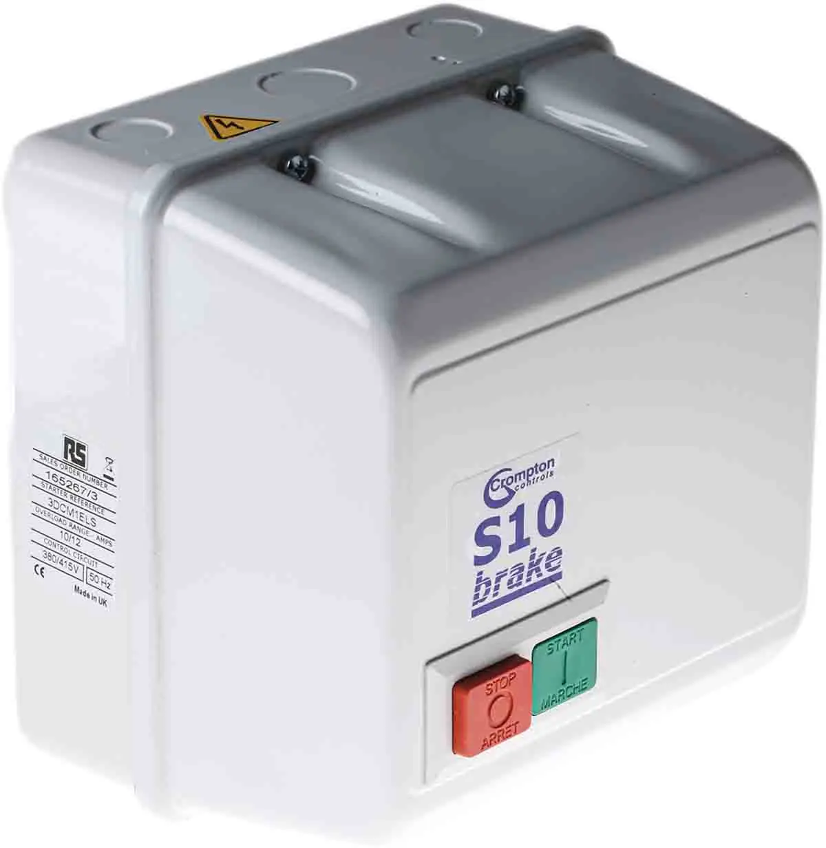 Produktfoto 1 von Crompton Controls Motor-Bremsmodul Starter inkludiert, 3-phasig, 5.5 kW, 400 V
