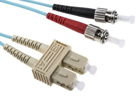 Produktfoto 1 von Molex CES 91 LWL-Kabel 1 m, Raucharm halogenfrei Aqua ST SC