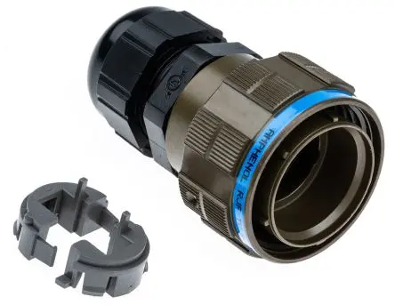 Produktfoto 1 von Amphenol Socapex RJFTV Stecker Cat5e RJ45-Steckverbinder, 1-Port 8-polig Abgeschirmt Kabel Gerade