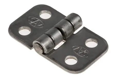 Produktfoto 1 von Savigny Edelstahl Scharnier Scharnier Festwert Schraubbefestigung Freischwingend, 1.5 mm x 34mm x 20 mm