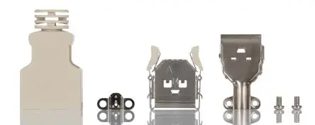 Produktfoto 1 von 3M 103 D-Sub-Gehäuse Gerade, 14-polig, D: D-Sub-Gehäuse Zugentlastung, Beige, aus ABS