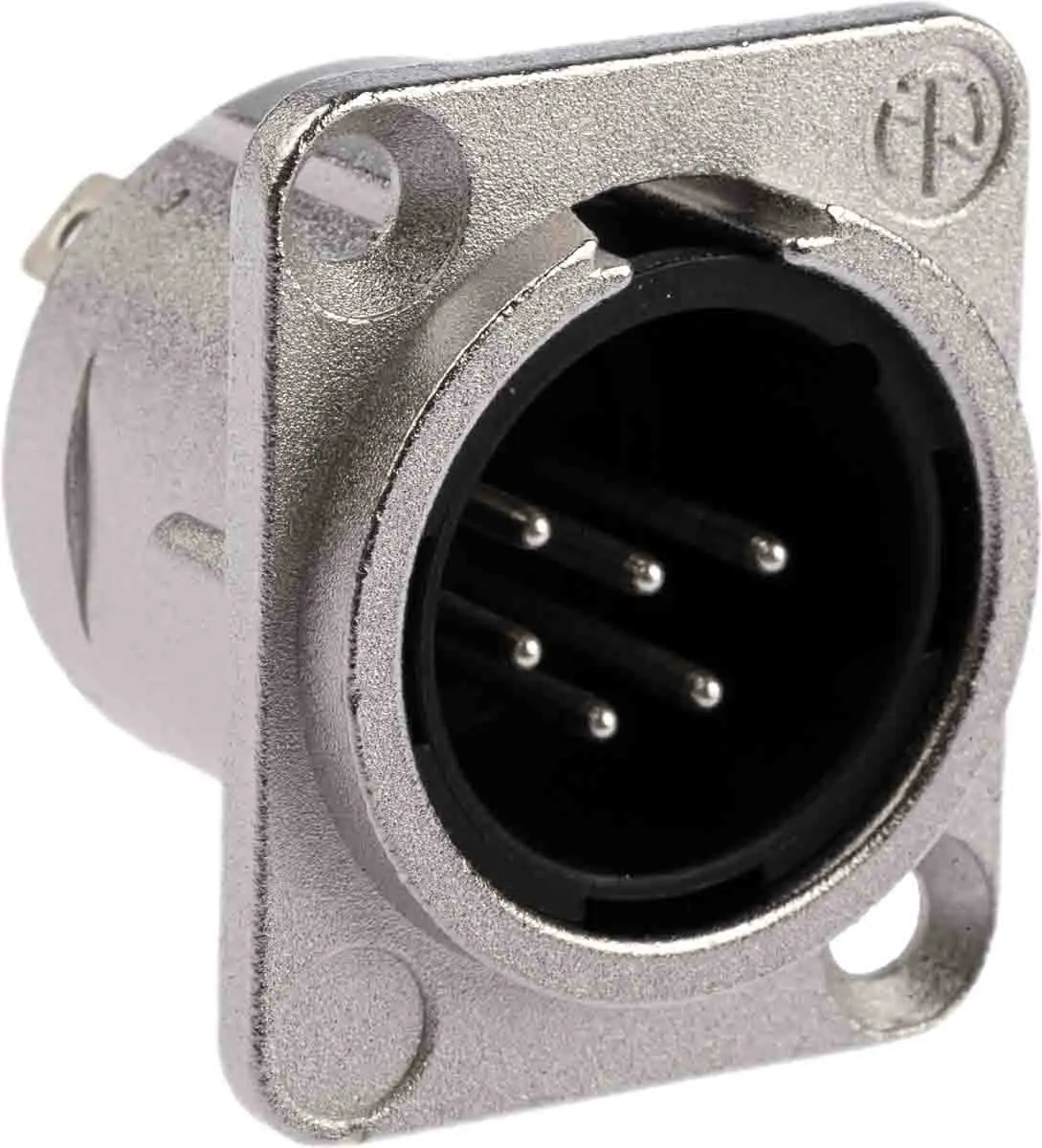 Produktfoto 1 von Neutrik Gerade 6-polig Panel Stecker Silber auf Nickel Natur XLR-Steckverbinder, 50 V