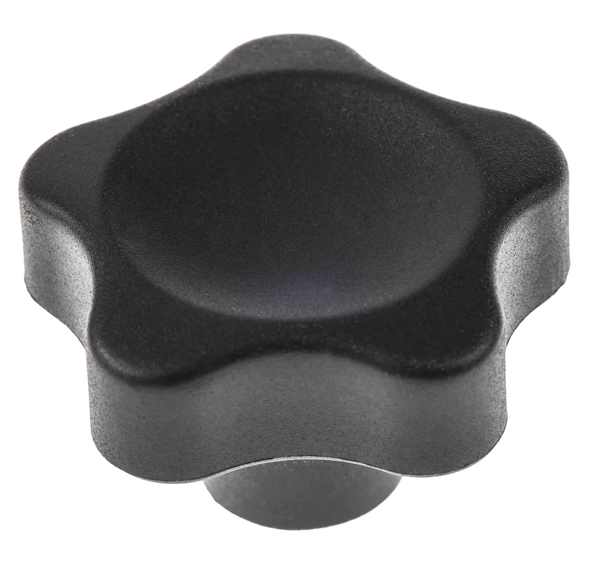Produktfoto 1 von Elesa Feststellschraube Schwarz, Matt Glasfaserverstärktes Technopolymer auf Polyamidbasis (PA) Fünf Lappen, mit